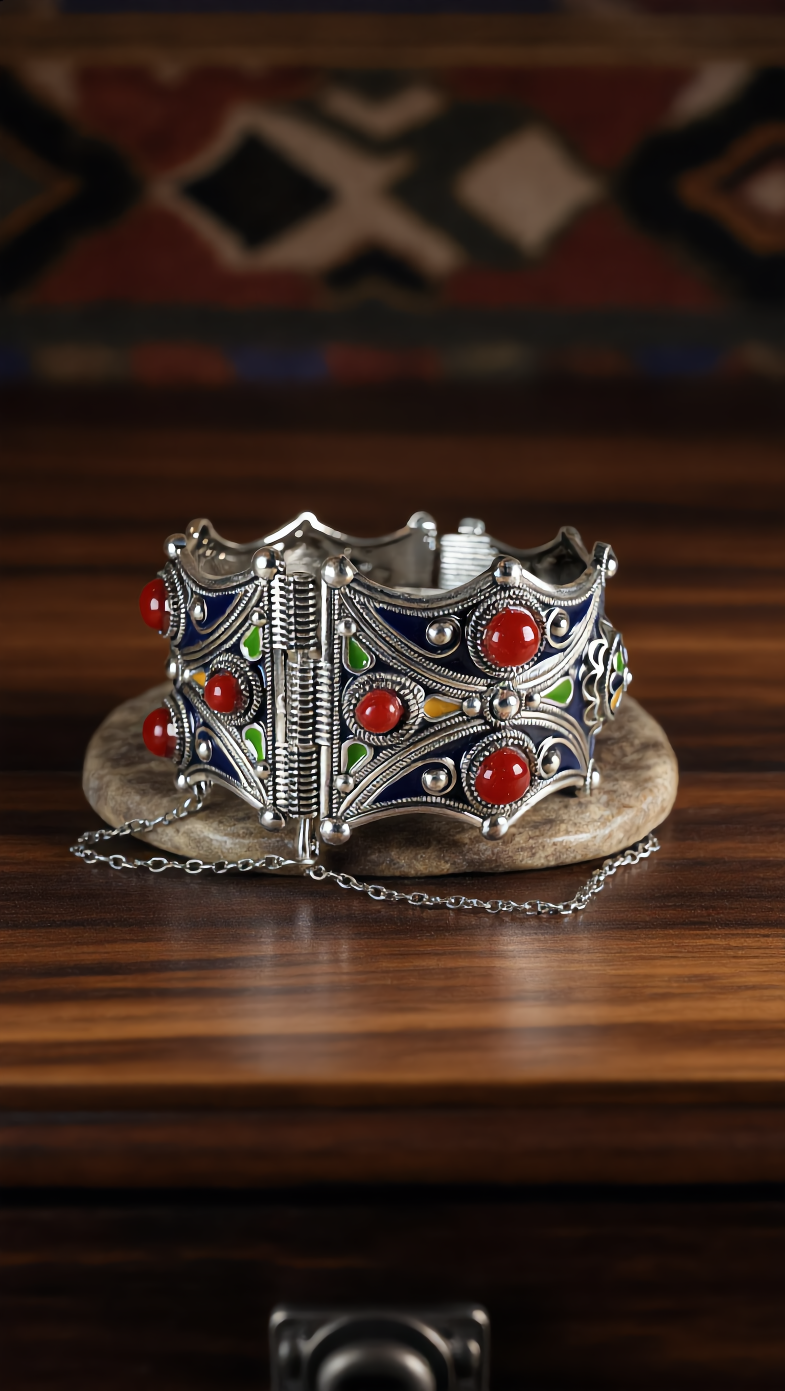 Bracelet Numidia Silver - Symbole de puissance et d'histoire